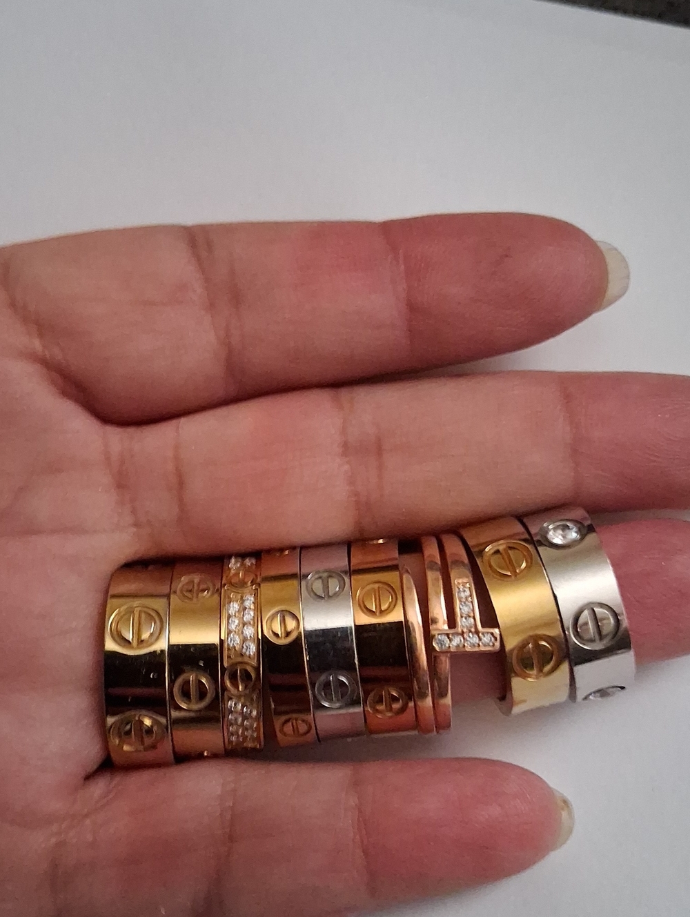 9 Ring Bundle. Fashion Jewlery